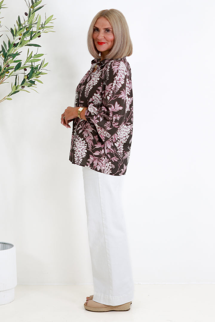 Rafina Shirt  | COCO BROWN