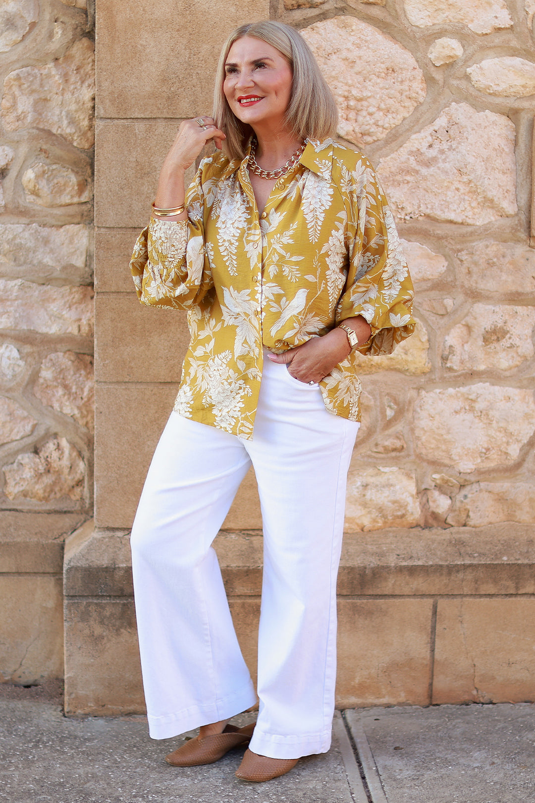 Rafina Shirt | MARIGOLD