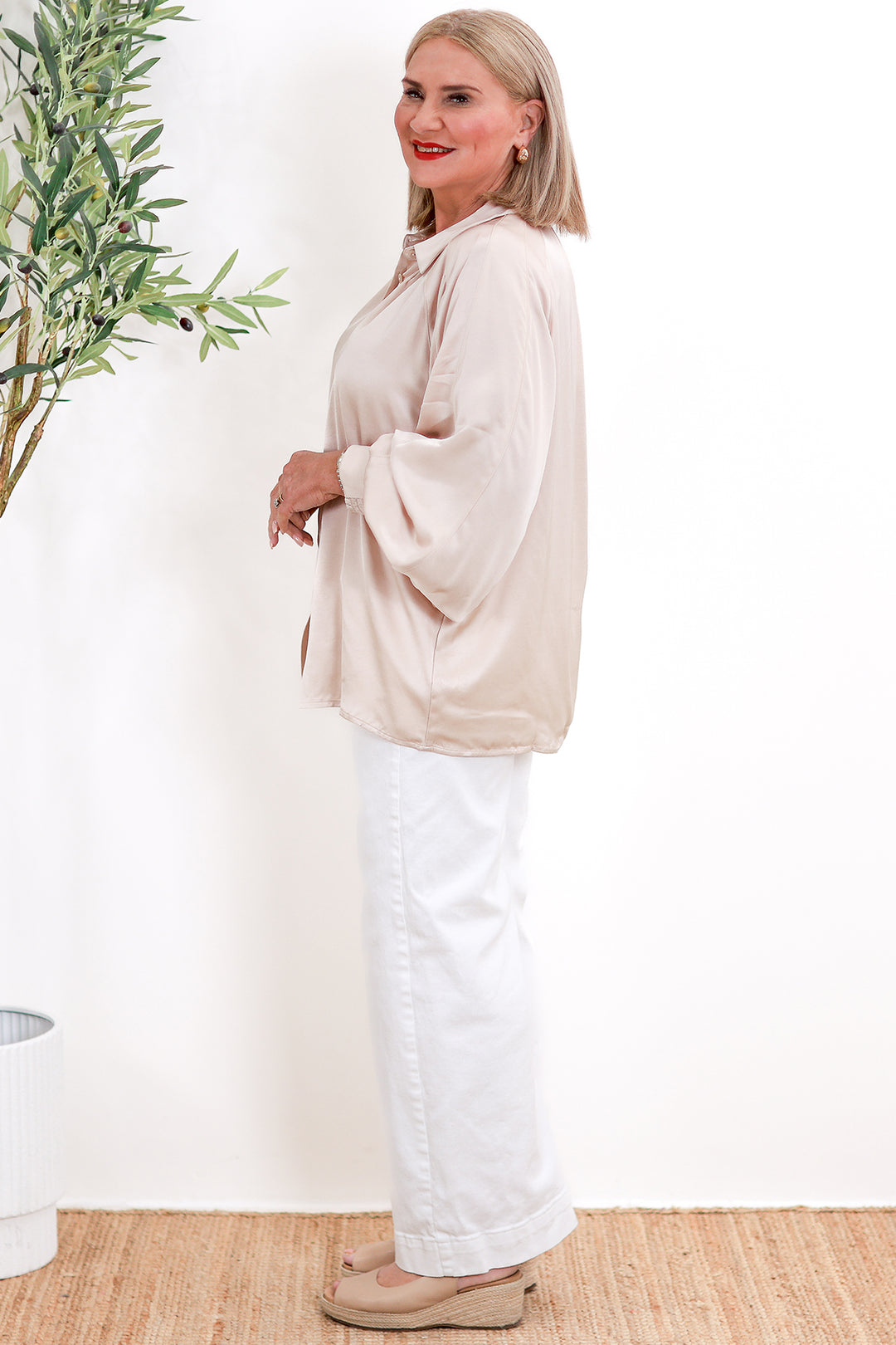 Rafina Shirt Collared | NOUGAT Plain