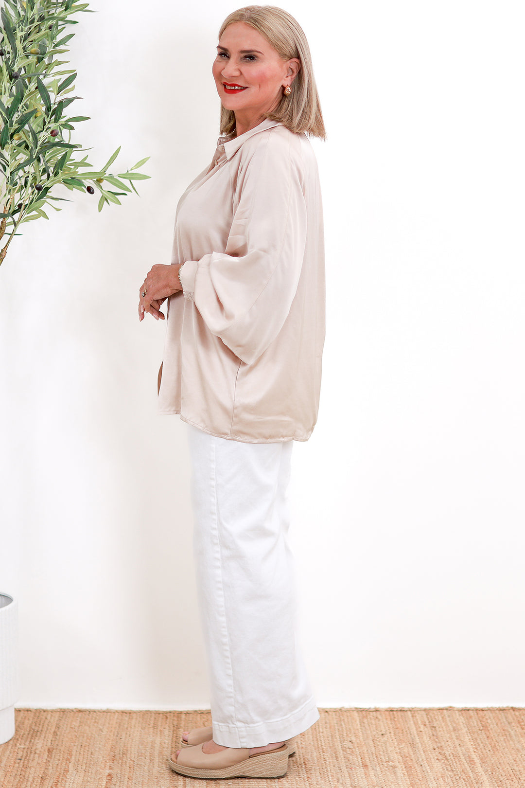 Rafina Shirt Collared | NOUGAT Plain