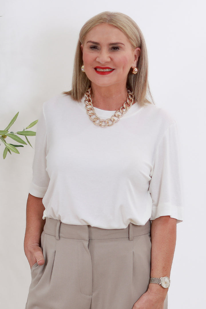 Eden Stretch Pant | TAUPE