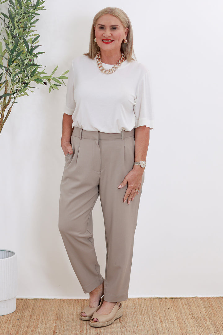 Eden Stretch Pant | TAUPE