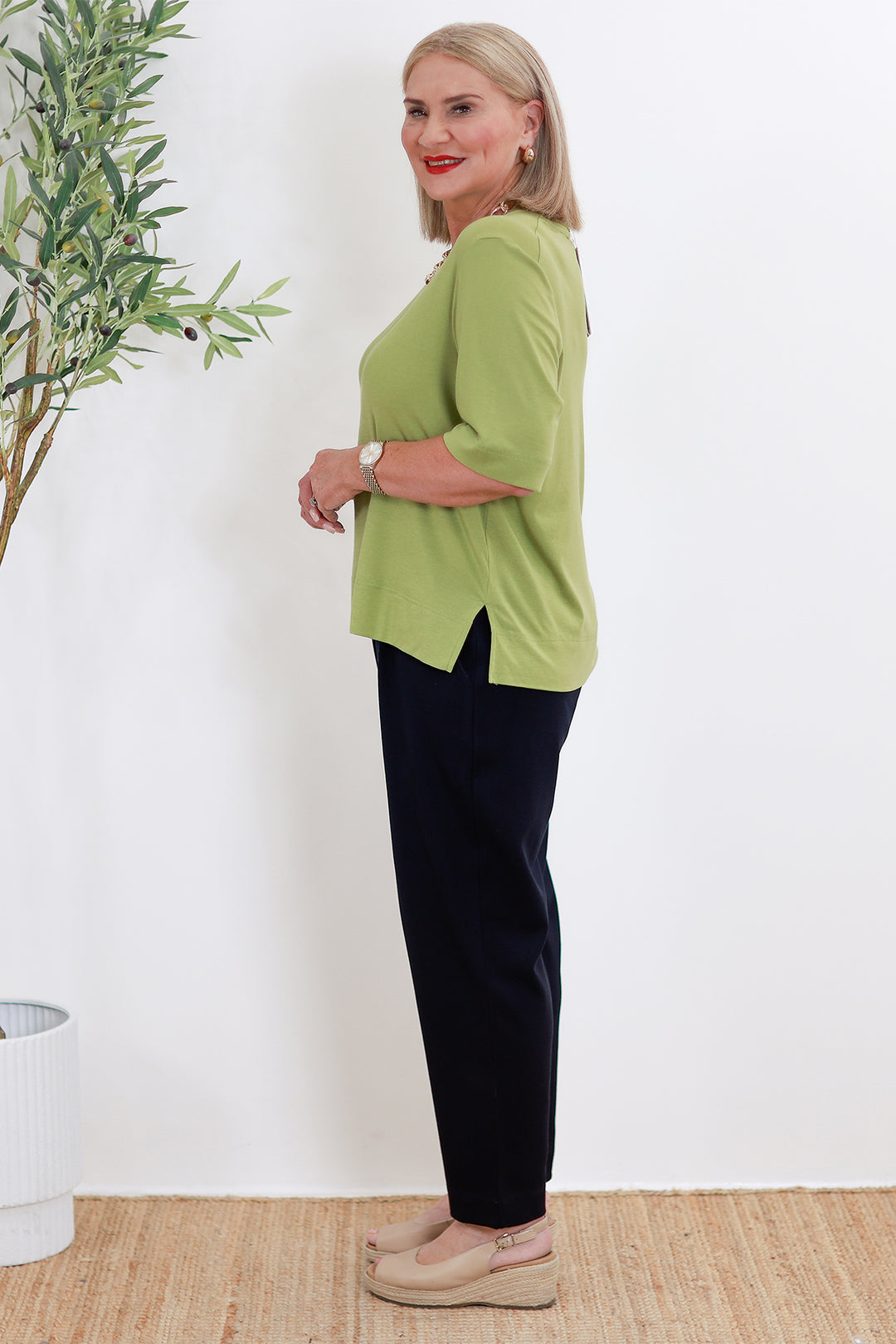 Ellery Top - FRESH GREEN