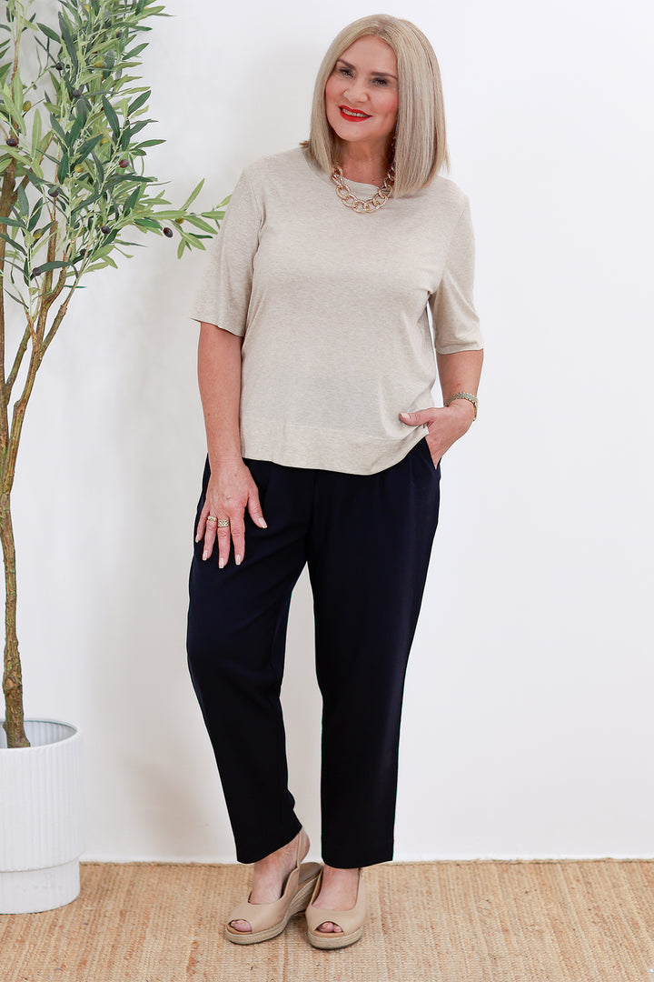 Eden Stretch Pant | INK NAVY