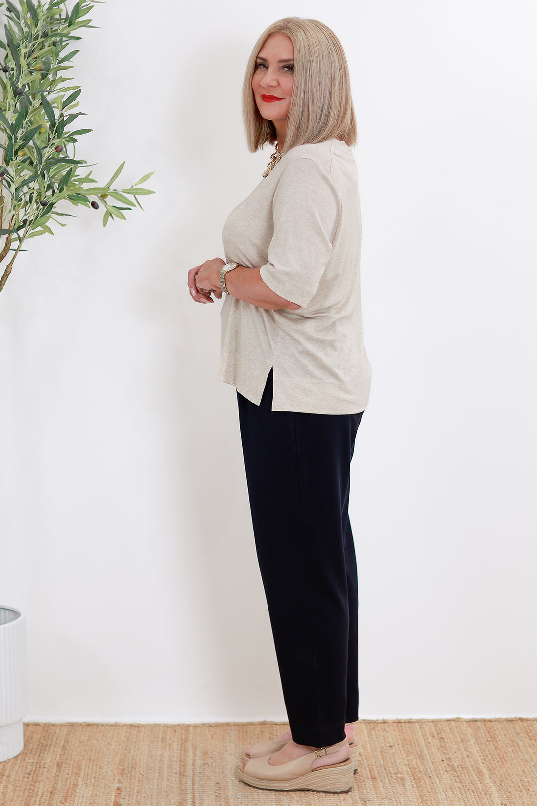 Eden Stretch Pant | INK NAVY