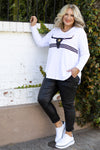 Rawhide Long Sleeve T | White