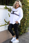 Rawhide Long Sleeve T | White