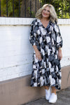 Bloom Dress | Black Floral