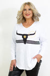 Rawhide Long Sleeve T | White
