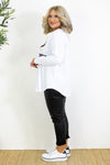 Rawhide Long Sleeve T | White