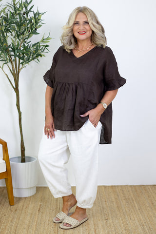 Baxter Pant | Natural Stripe