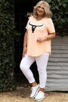 Rawhide Relaxed Tee | Melon