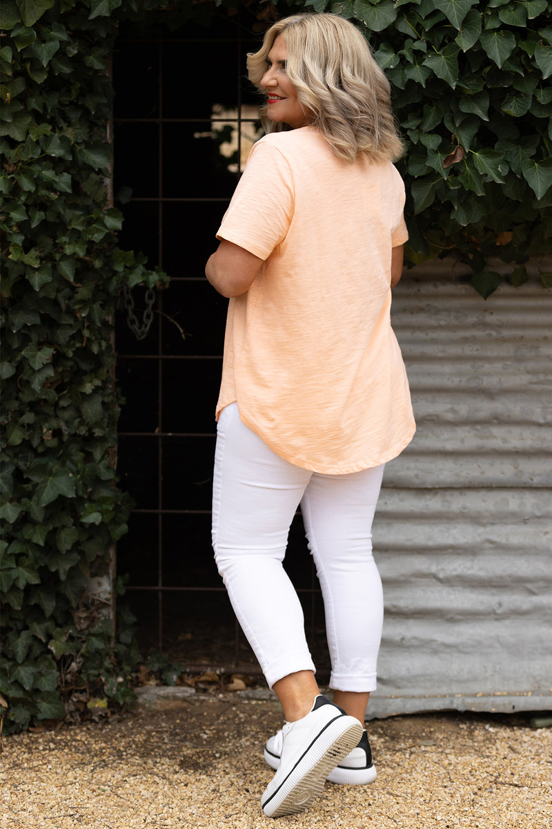 Rawhide Relaxed Tee | Melon