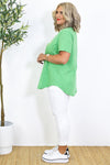 Rawhide Relaxed Tee | Green pop
