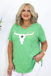 Rawhide Relaxed Tee | Green