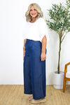 Messini Stretch Crop Pant - Navy