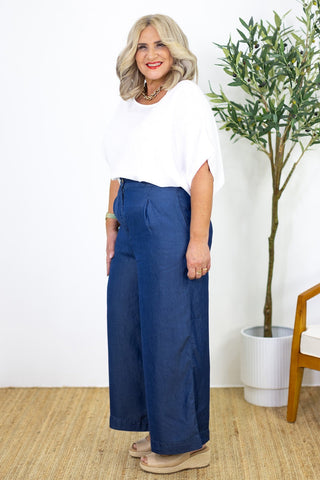 Baxter Pant | Natural Stripe
