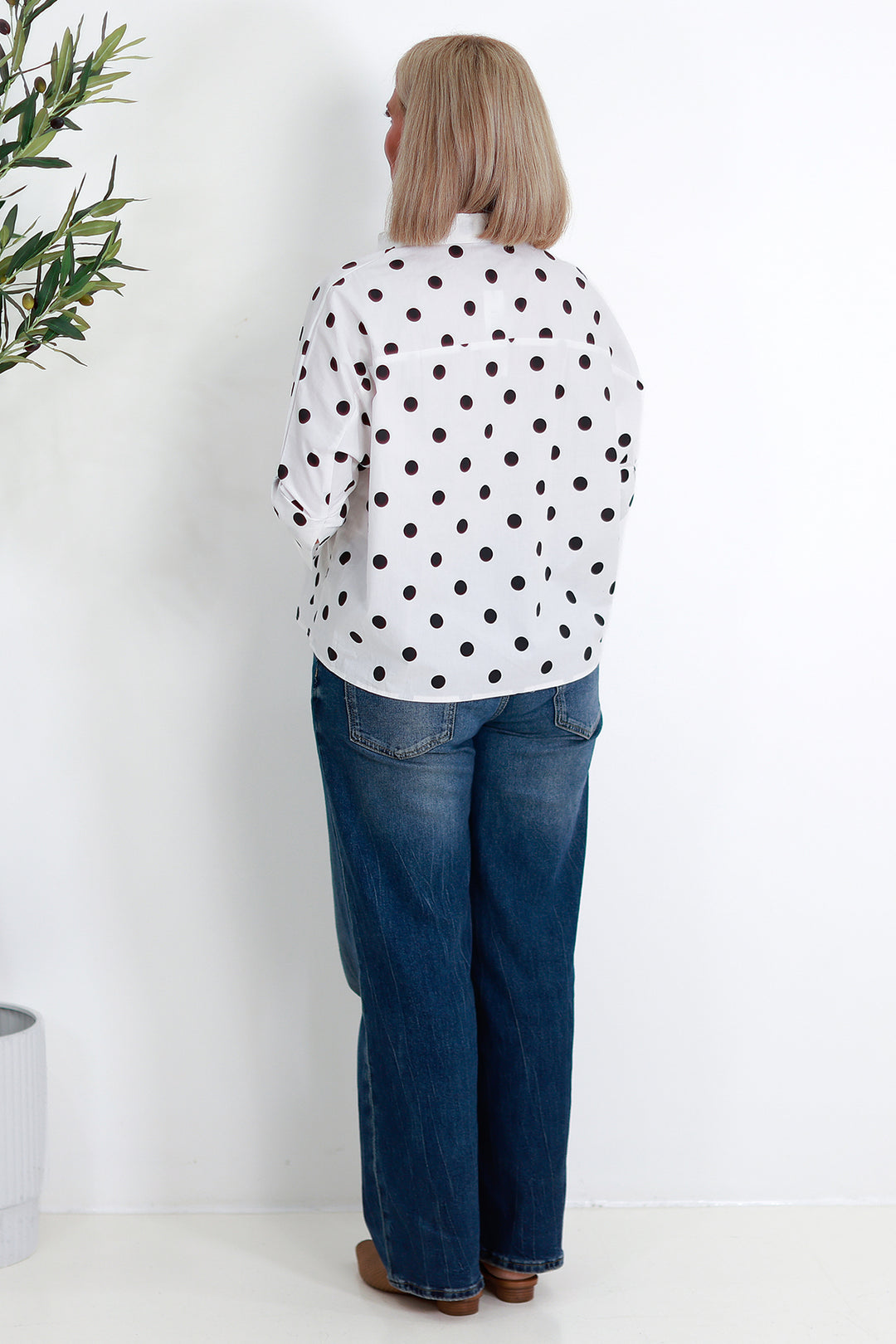 Quinn Oversized Shirt | BLACK SPOT