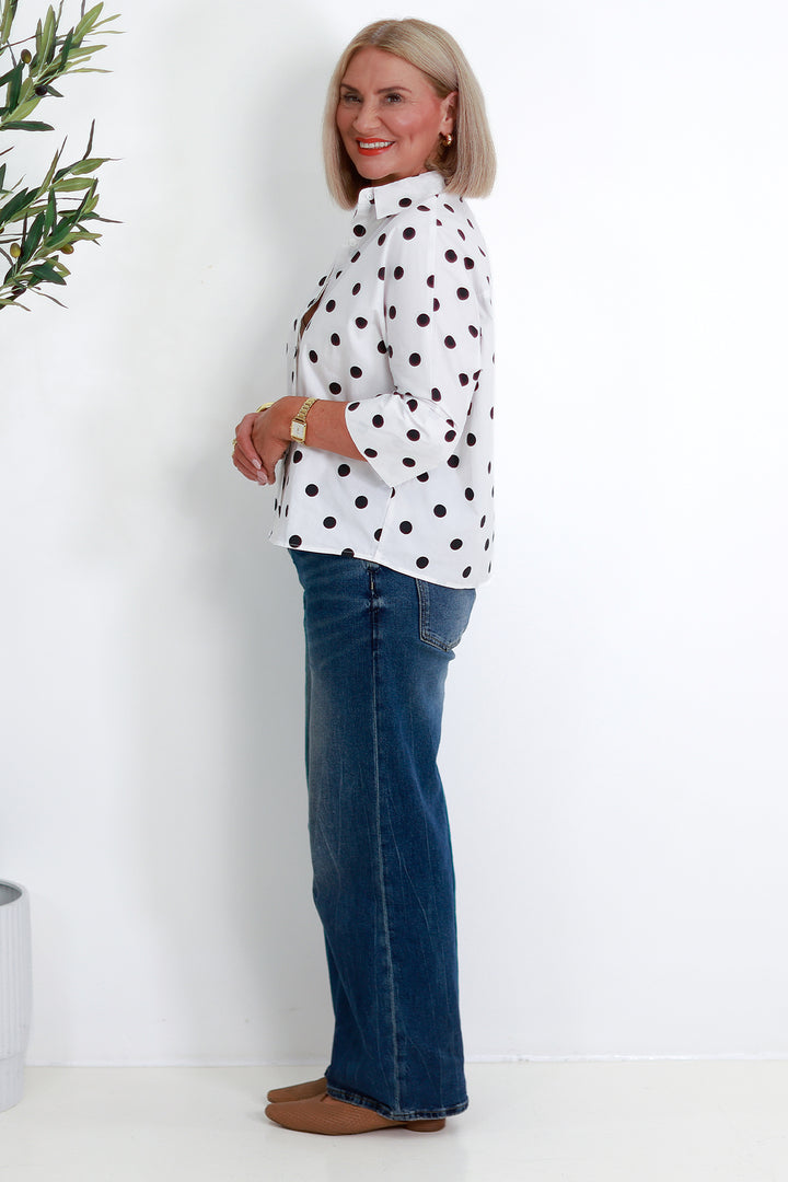 Quinn Oversized Shirt | BLACK SPOT