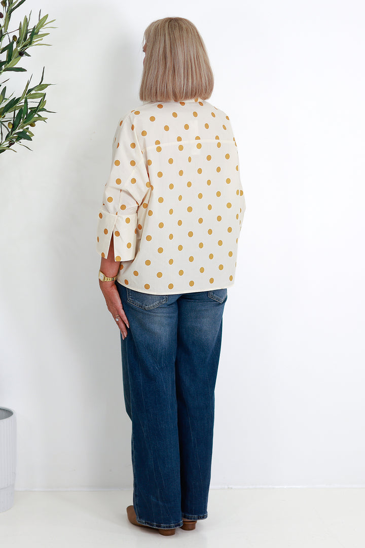 Quinn Oversized Shirt | MUSTARD SPOT