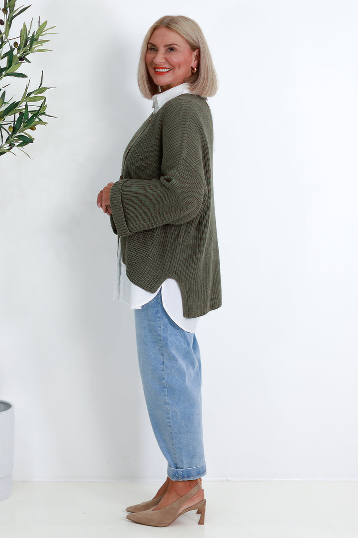Cross Over Cardi | OLIVE