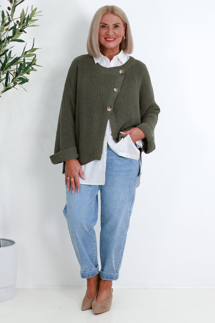 Cross Over Cardi | OLIVE