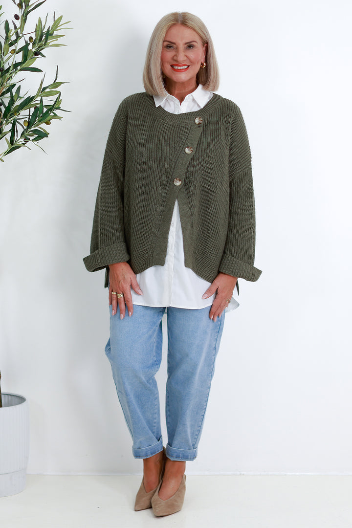 Cross Over Cardi | OLIVE