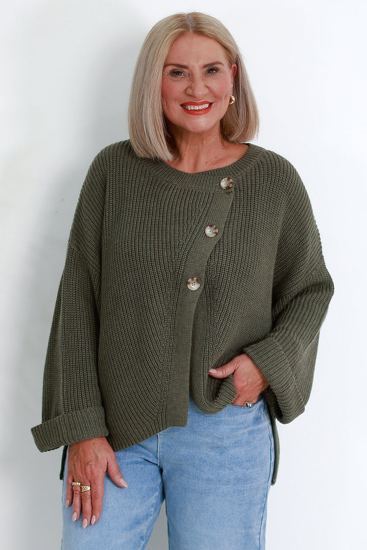 Cross Over Cardi | OLIVE