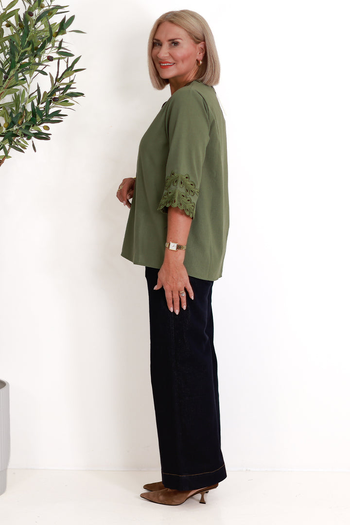 Alyssa Top | OLIVE GREEN