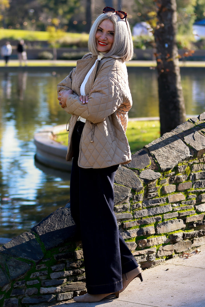 Kirribilli Quilted Jkt | TOFFEE