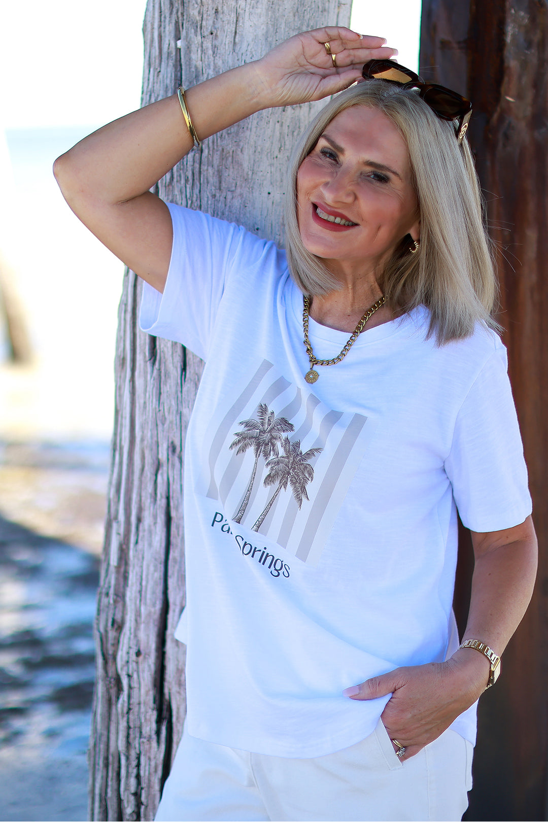Palm Springs TShirt | WHITE