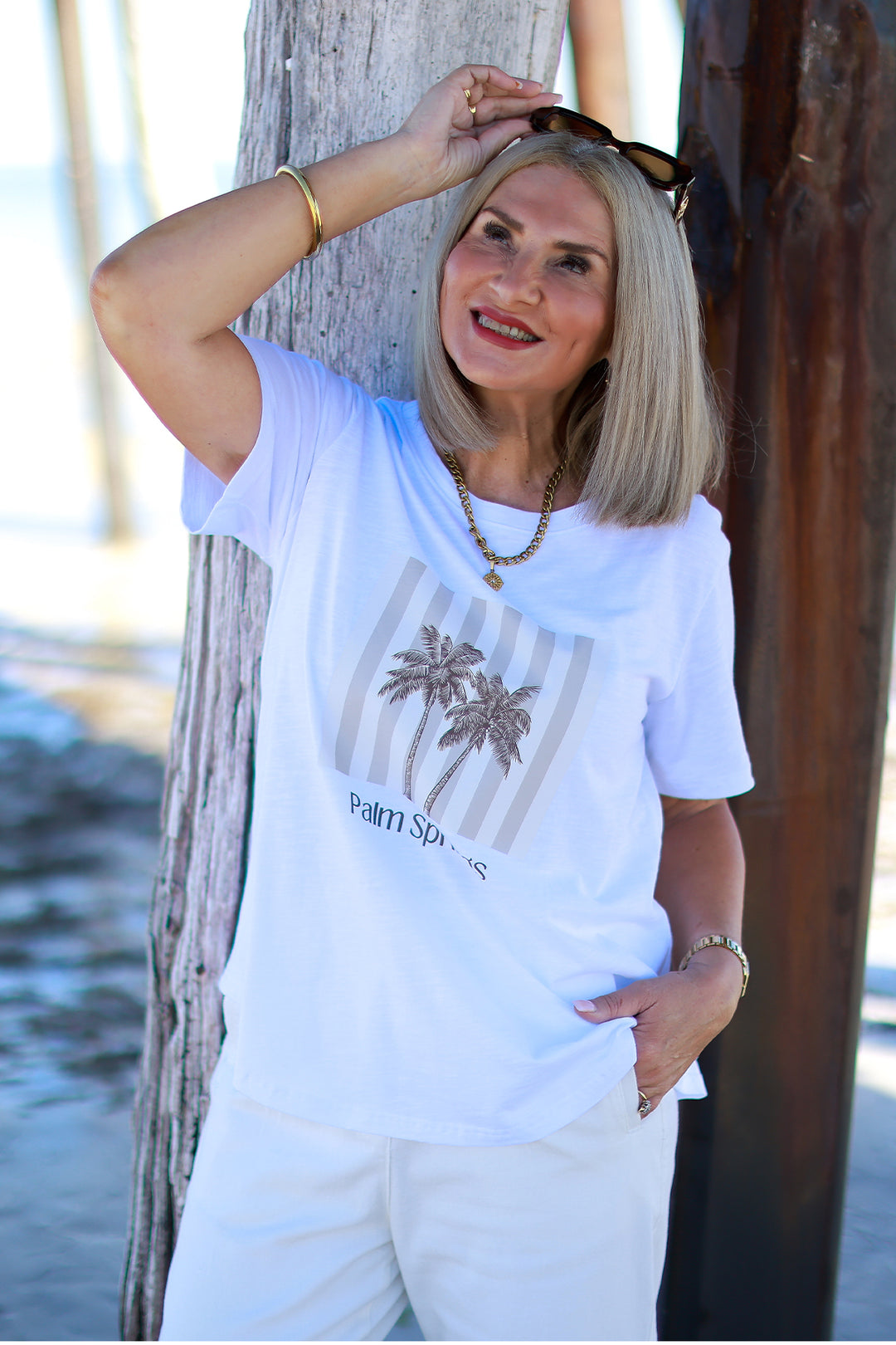 Palm Springs TShirt | WHITE