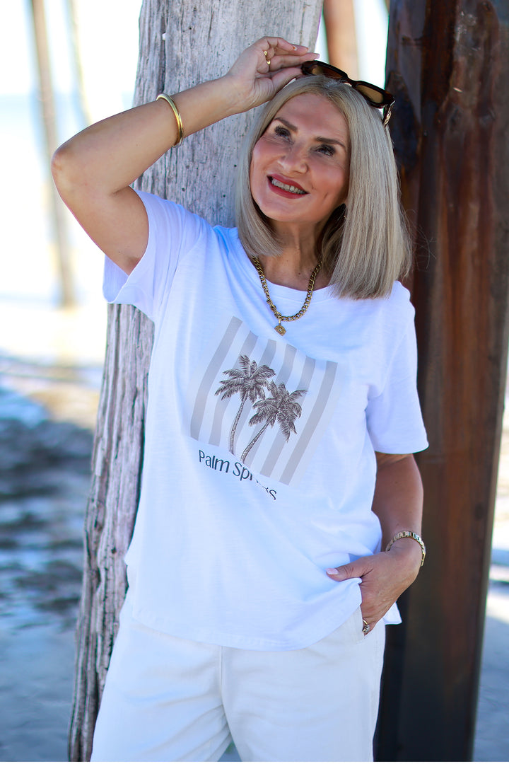 Palm Springs TShirt | WHITE