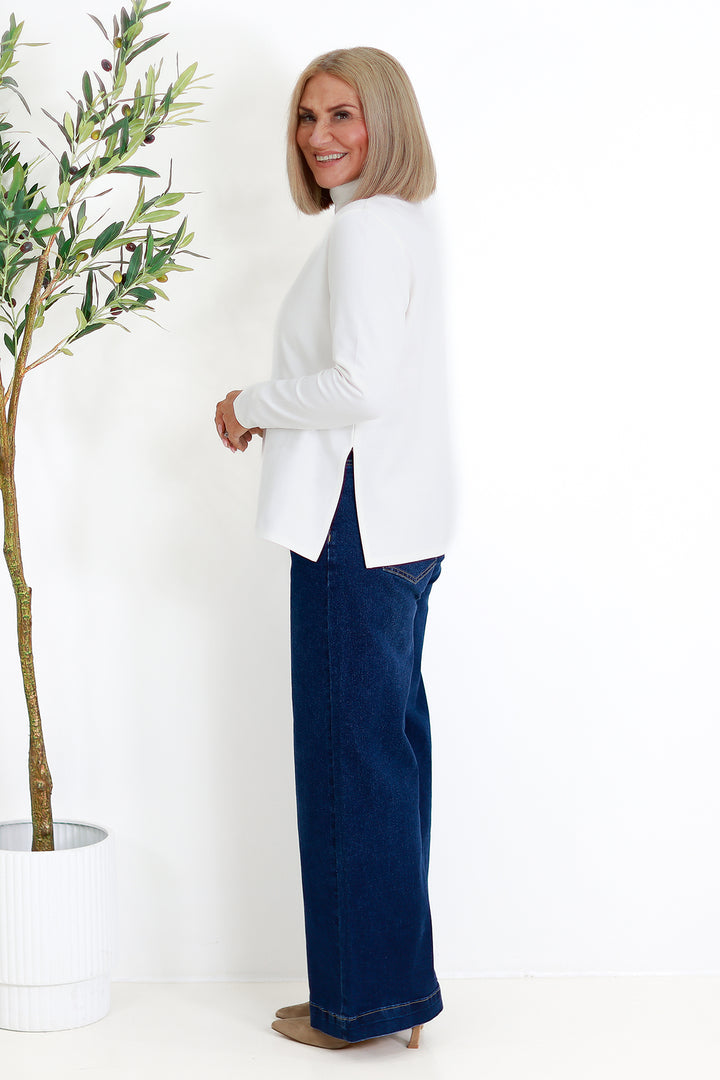 Turtle Neck Skiv | IVORY