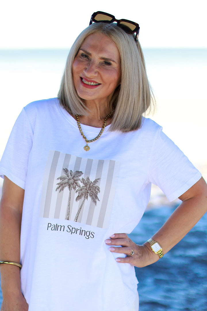 Palm Springs TShirt | WHITE