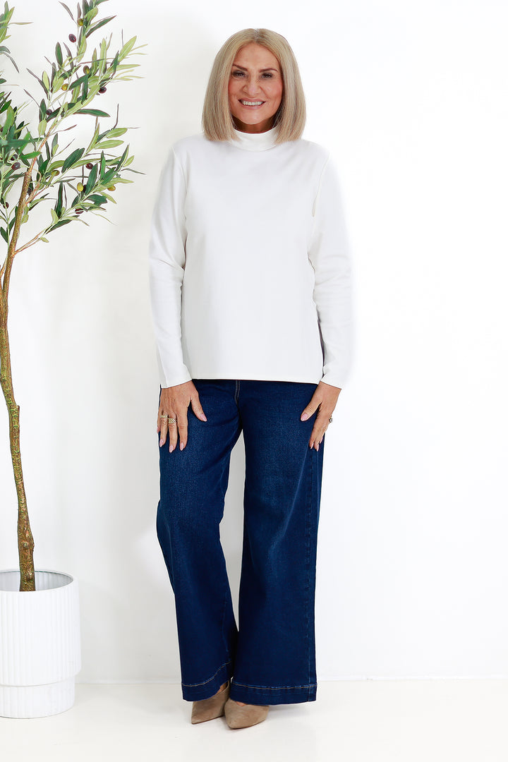 Turtle Neck Skiv | IVORY