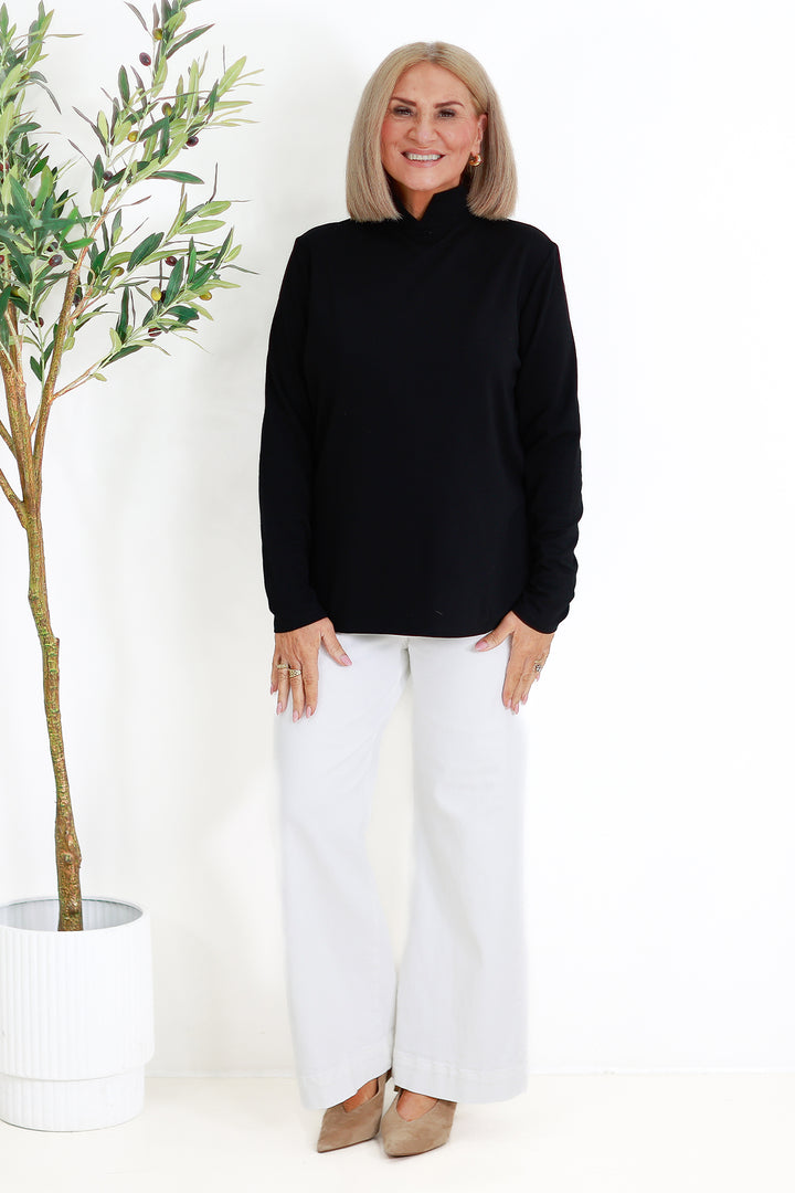 Turtle Neck Skiv | BLACK