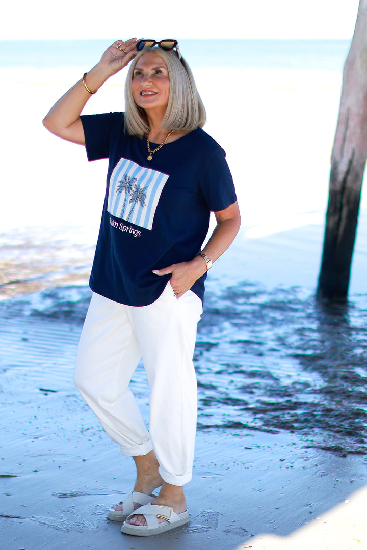 Palm Springs TShirt | NAVY BLUE
