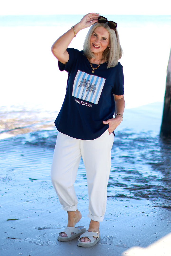 Palm Springs TShirt | NAVY BLUE