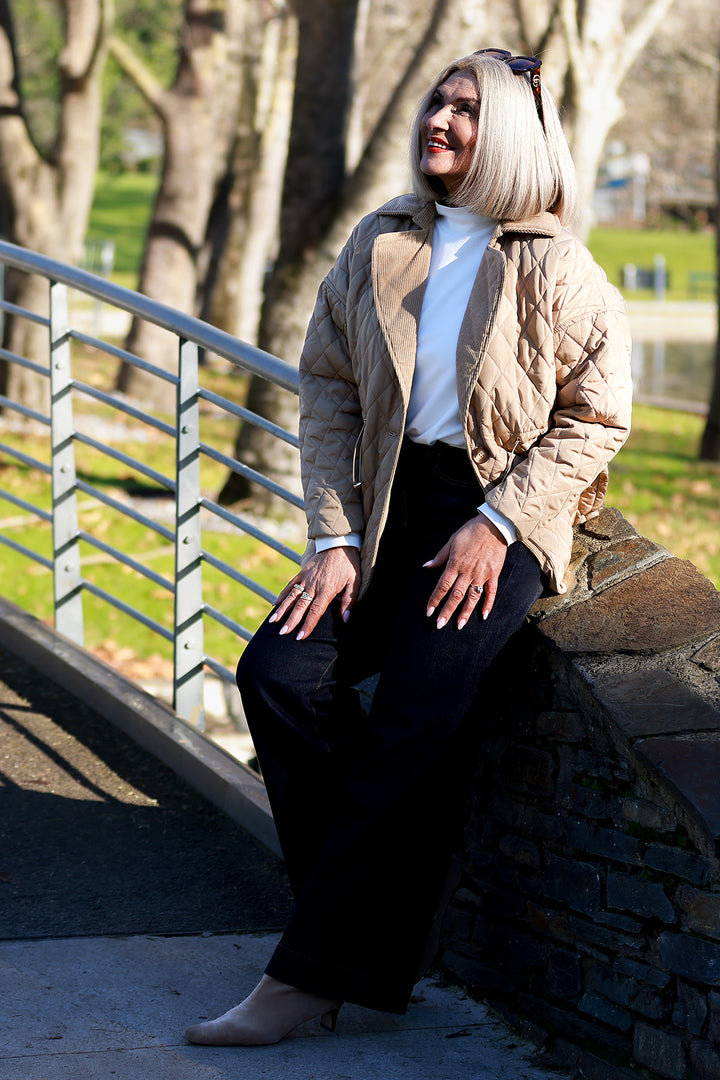 Kirribilli Quilted Jkt | TOFFEE