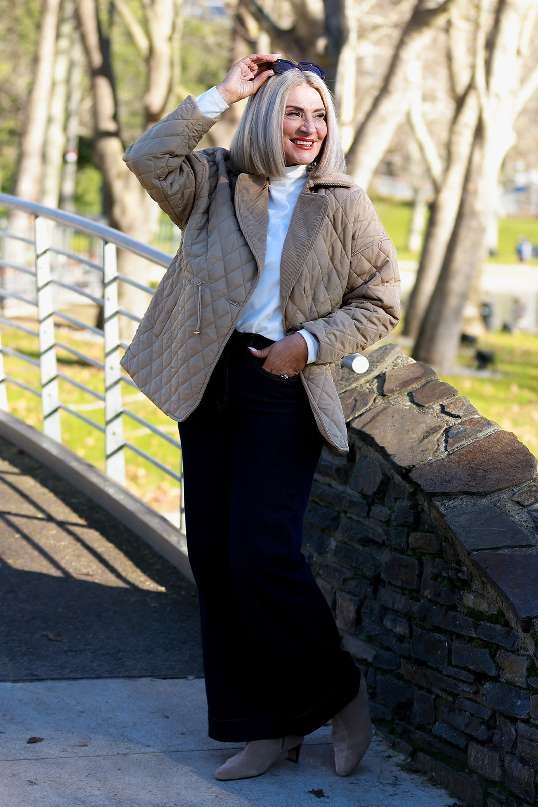 Kirribilli Quilted Jkt | TOFFEE
