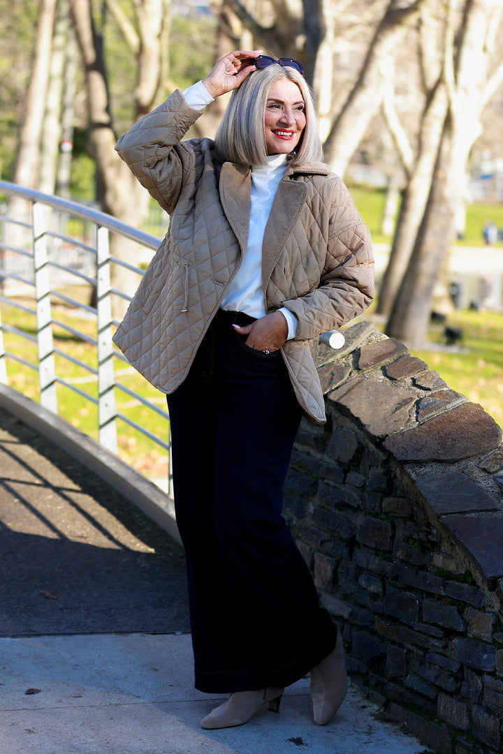 Kirribilli Quilted Jkt | TOFFEE