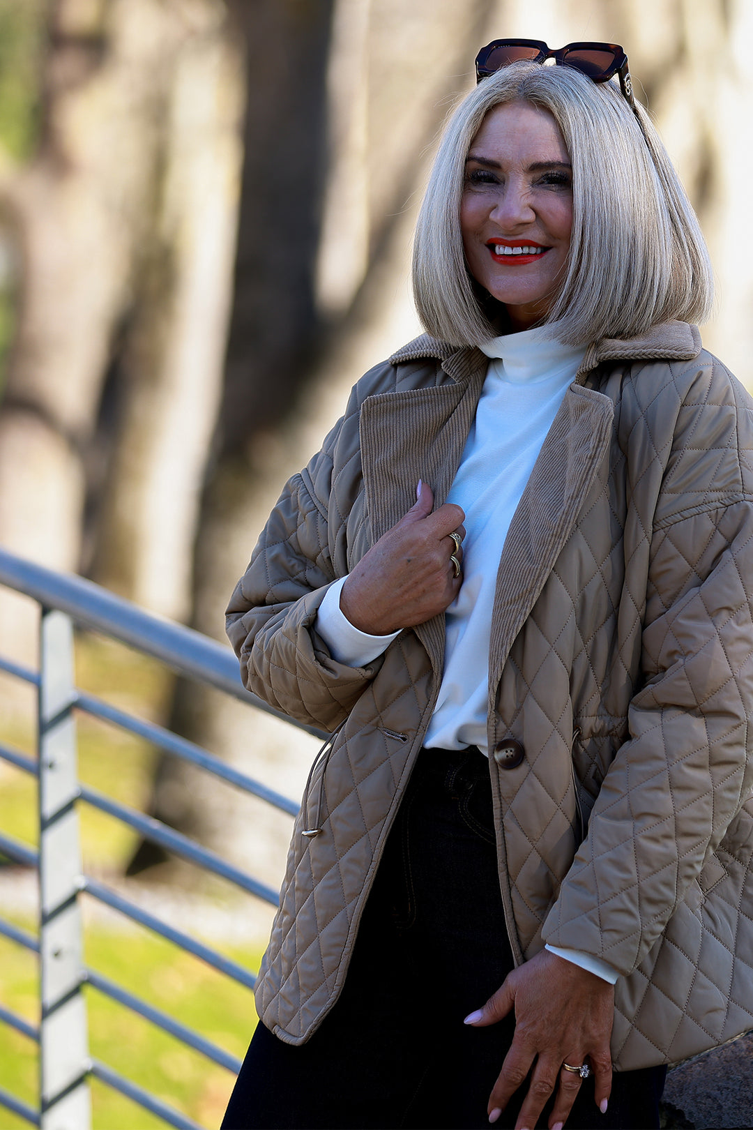 Kirribilli Quilted Jkt | TOFFEE