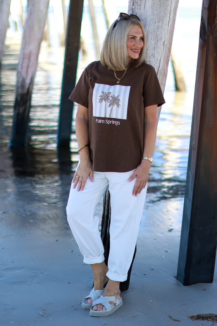 Palm Springs TShirt | COCO Brown