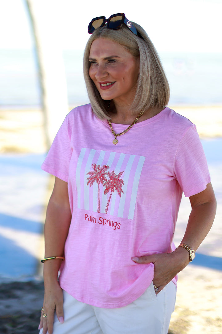 Palm Springs TShirt | PINK