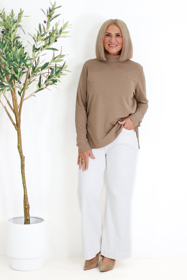 Turtle Neck Skiv | TAUPE