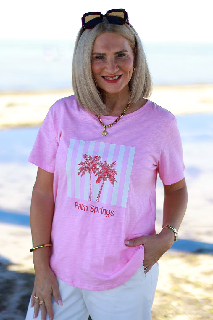Palm Springs TShirt | PINK