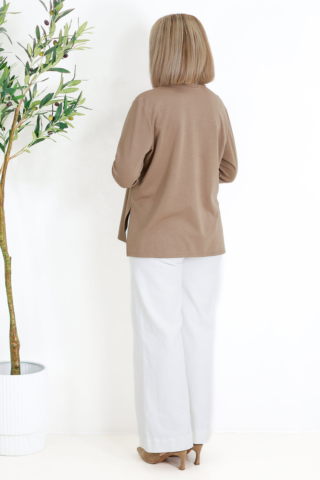 Turtle Neck Skiv | TAUPE