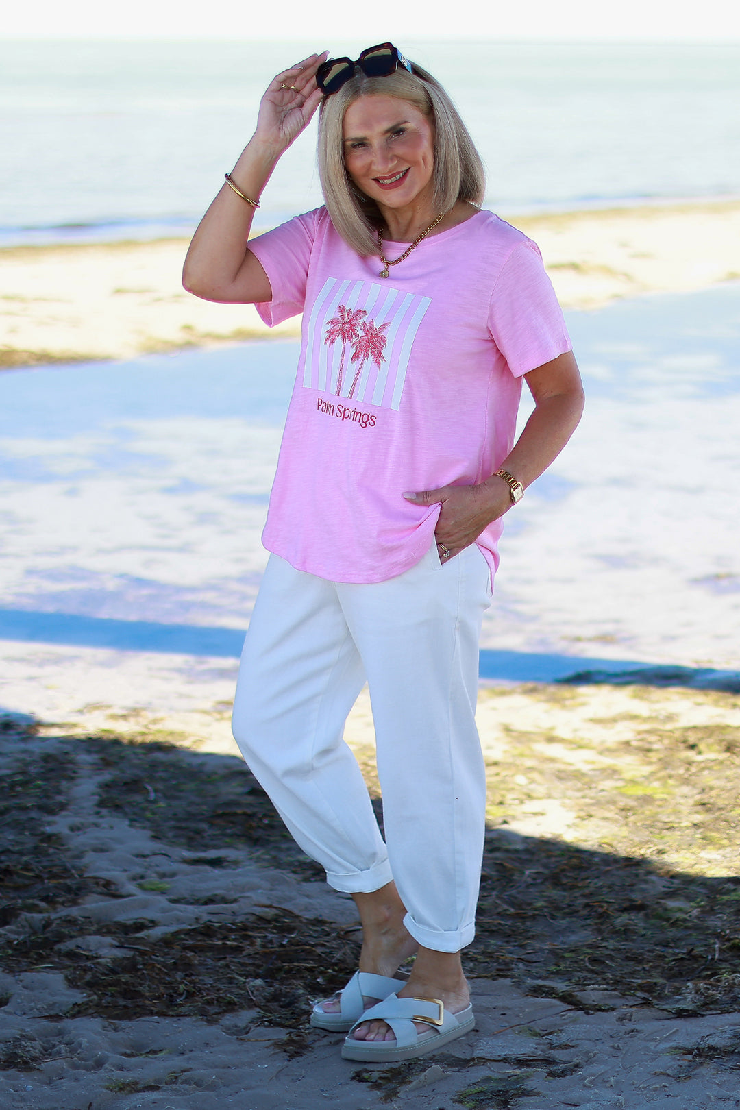 Palm Springs TShirt | PINK