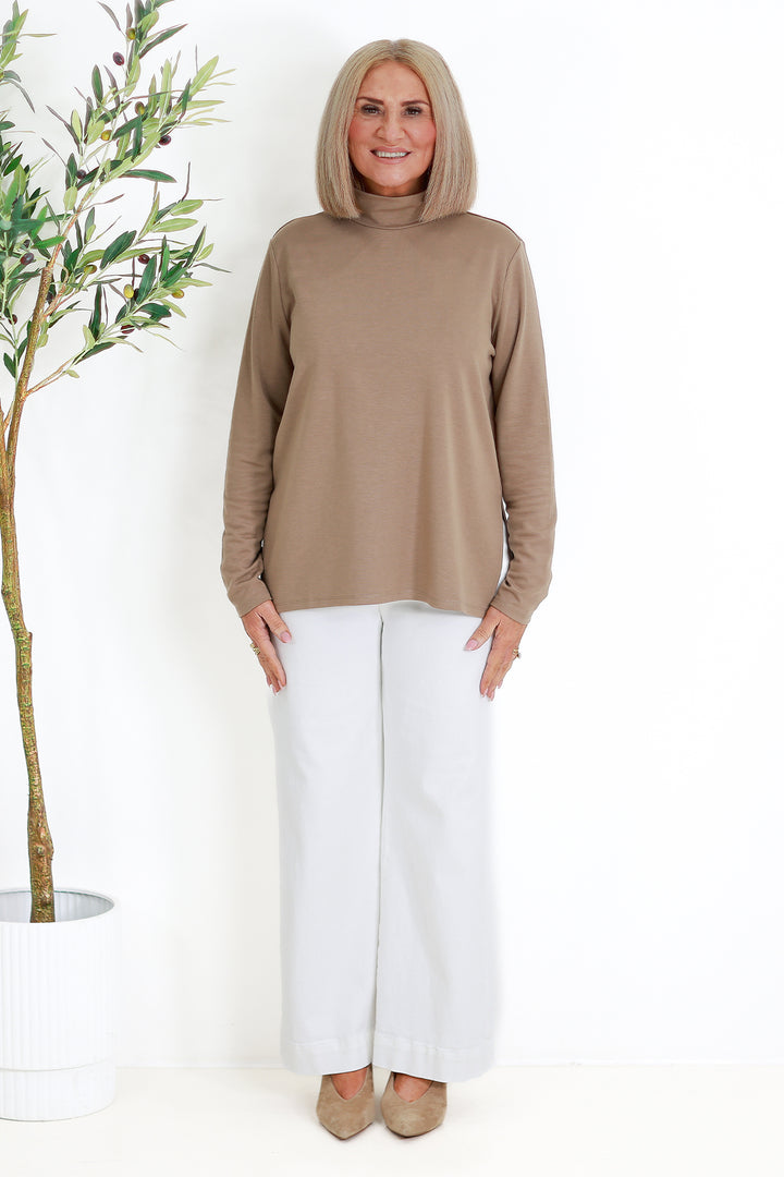 Turtle Neck Skiv | TAUPE
